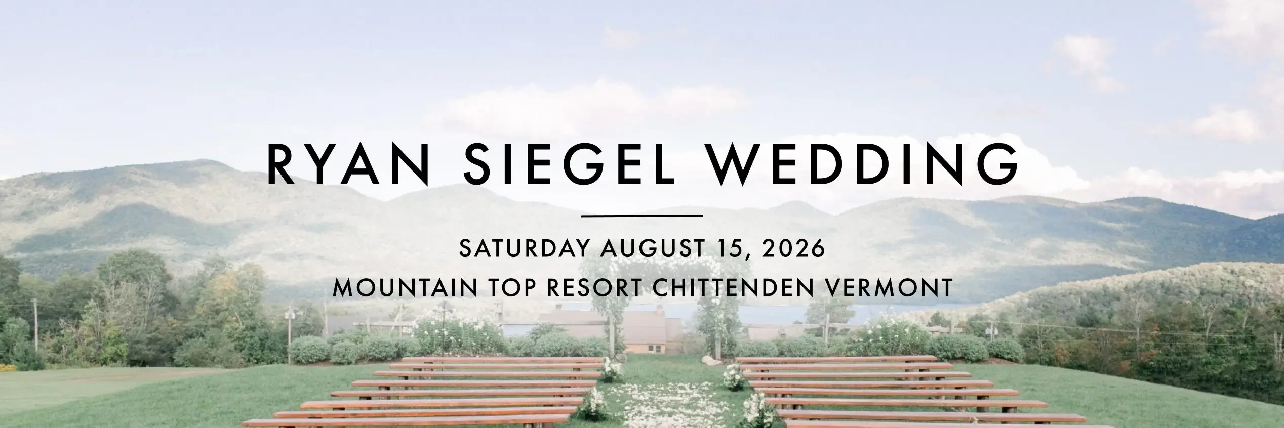 ryan siegel wedding banner